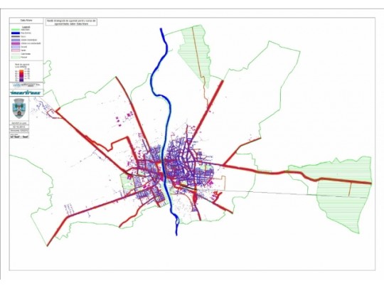 harta zgomot satu mare