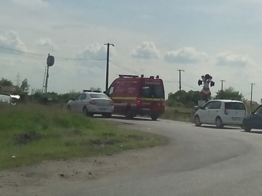 ambulanta politie tren satu mare
