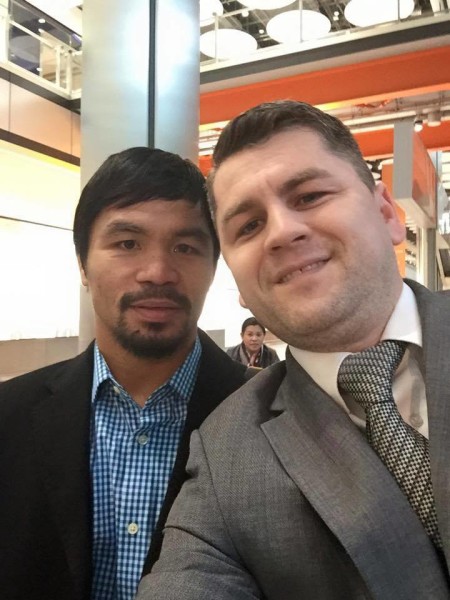 Împreună cu Manny Pacquiao