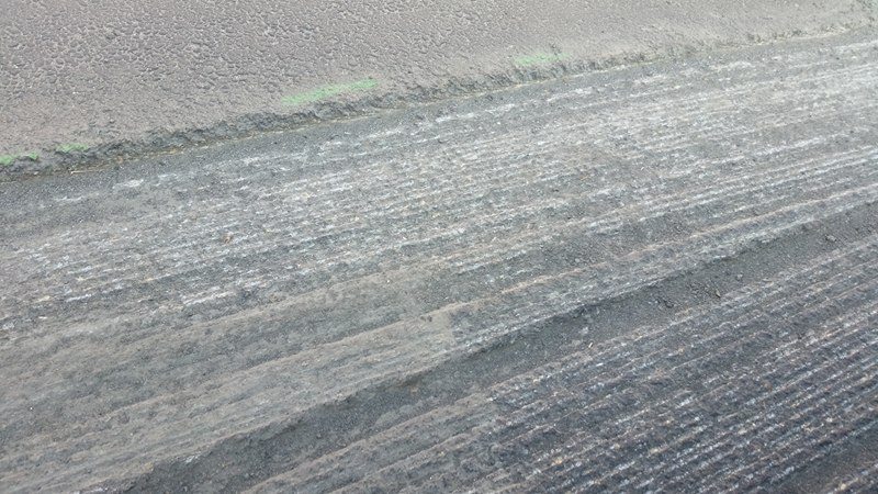 Porțiunea de la semafor a fost proaspăt decapată