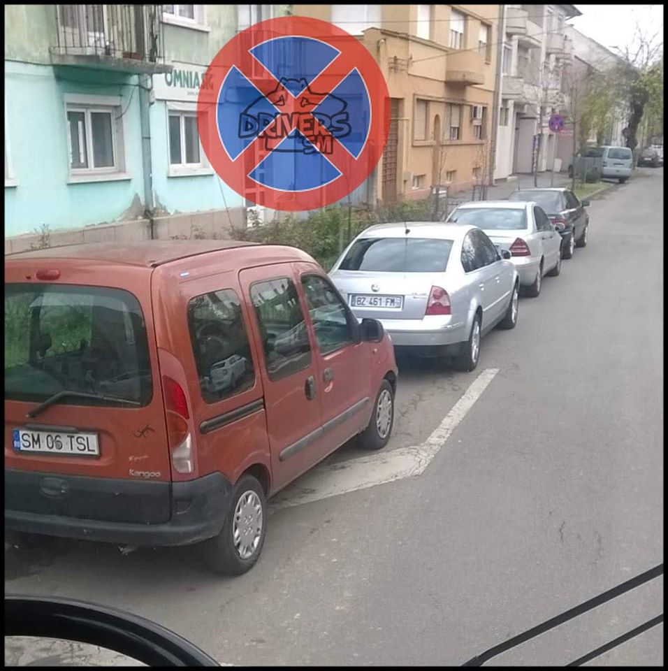 parcare ilegala in satu mare