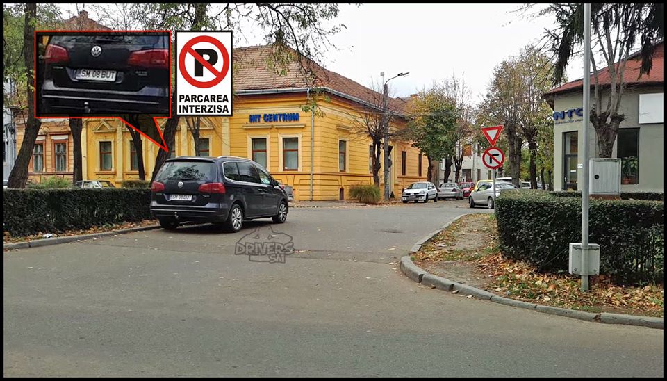 parcare ilegala in satu mare