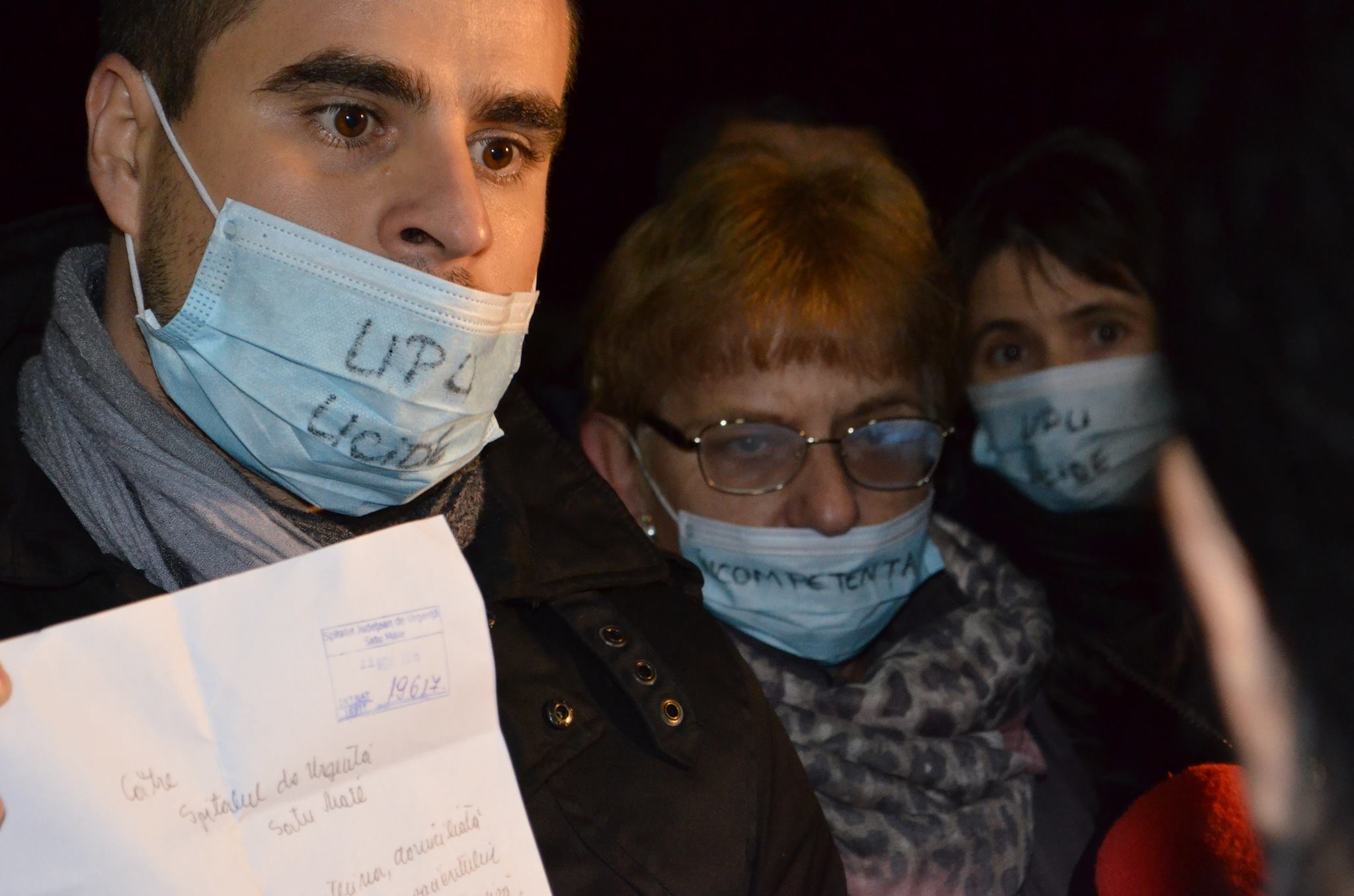 protest spitalul judetean satu mare