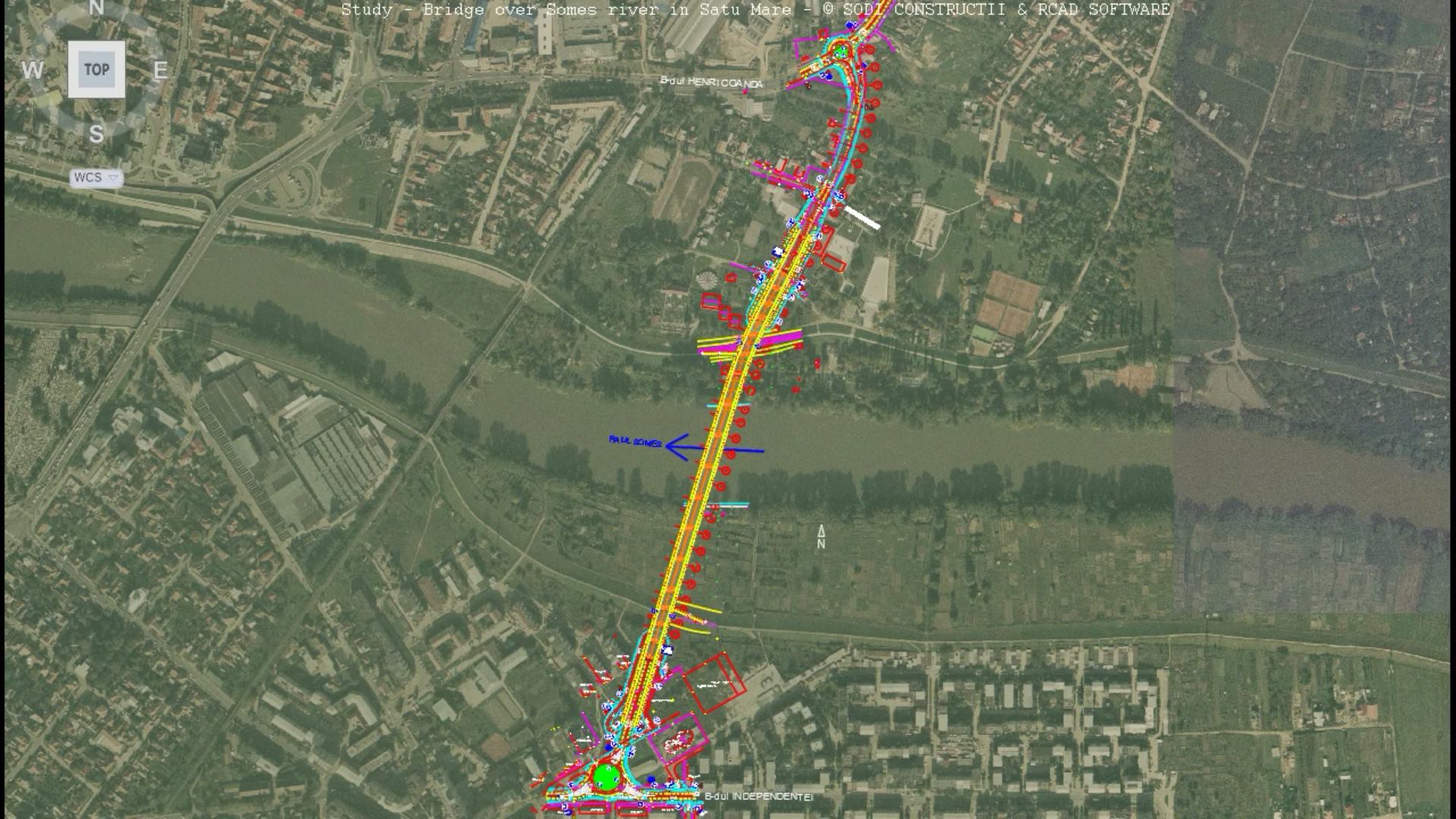 Pe aici va trece viitorul pod peste Someș
