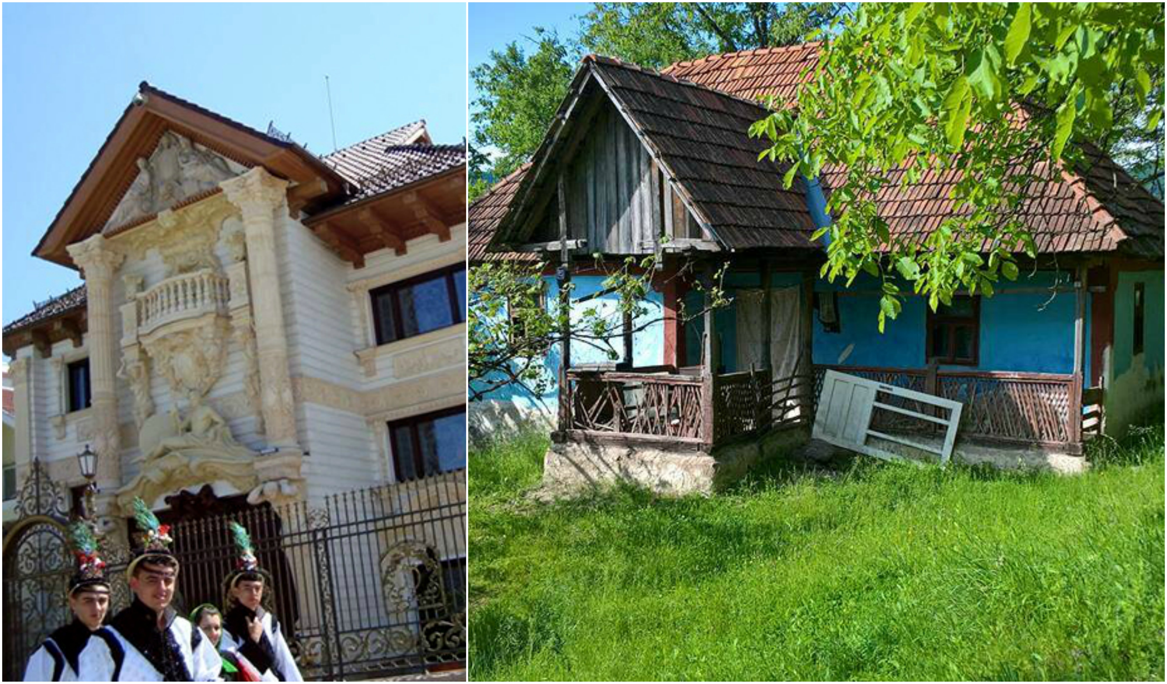 CONTRAST în Țara Oașului! Între vile IMPUNĂTOARE și case PĂRĂSITE (FOTOGALERIE)