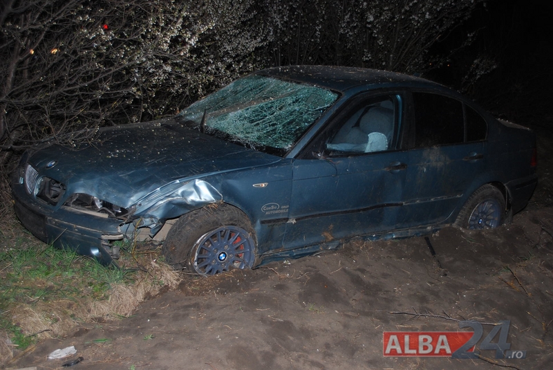 BEAT pulbere, un sătmărean a ajuns cu maşina în ŞANŢ