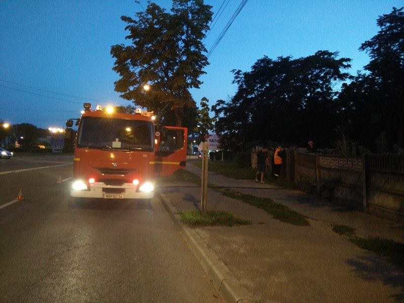 INCENDIU la cimitirul de pe strada Botizului. Mai multe resturi vegetale au luat FOC (VIDEO)