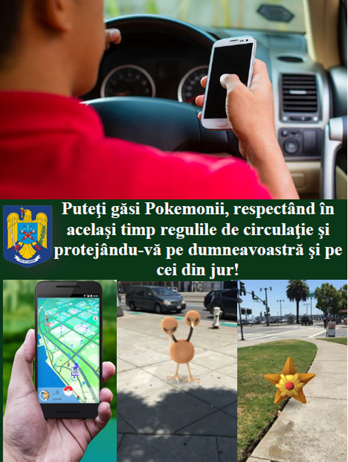 NEBUNIA Pokemon Go a AJUNS și în Sătmar! Poliția AVERTIZEAZĂ
