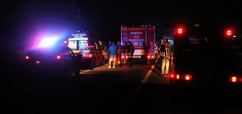 Un nou accident pe DN 1F, între Zalău și Satu Mare. O persoană, transporată la URGENȚE