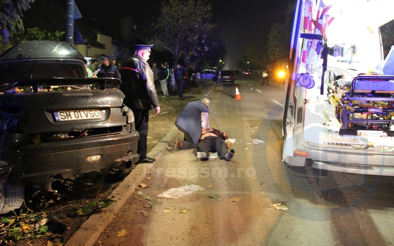 Persoană decedată în urma unui accident rutier în municipiul Satu Mare