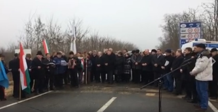 VIDEO. Ce GAFĂ! Steagul României, nearborat la inaugurarea punctelor de frontieră în Satu Mare