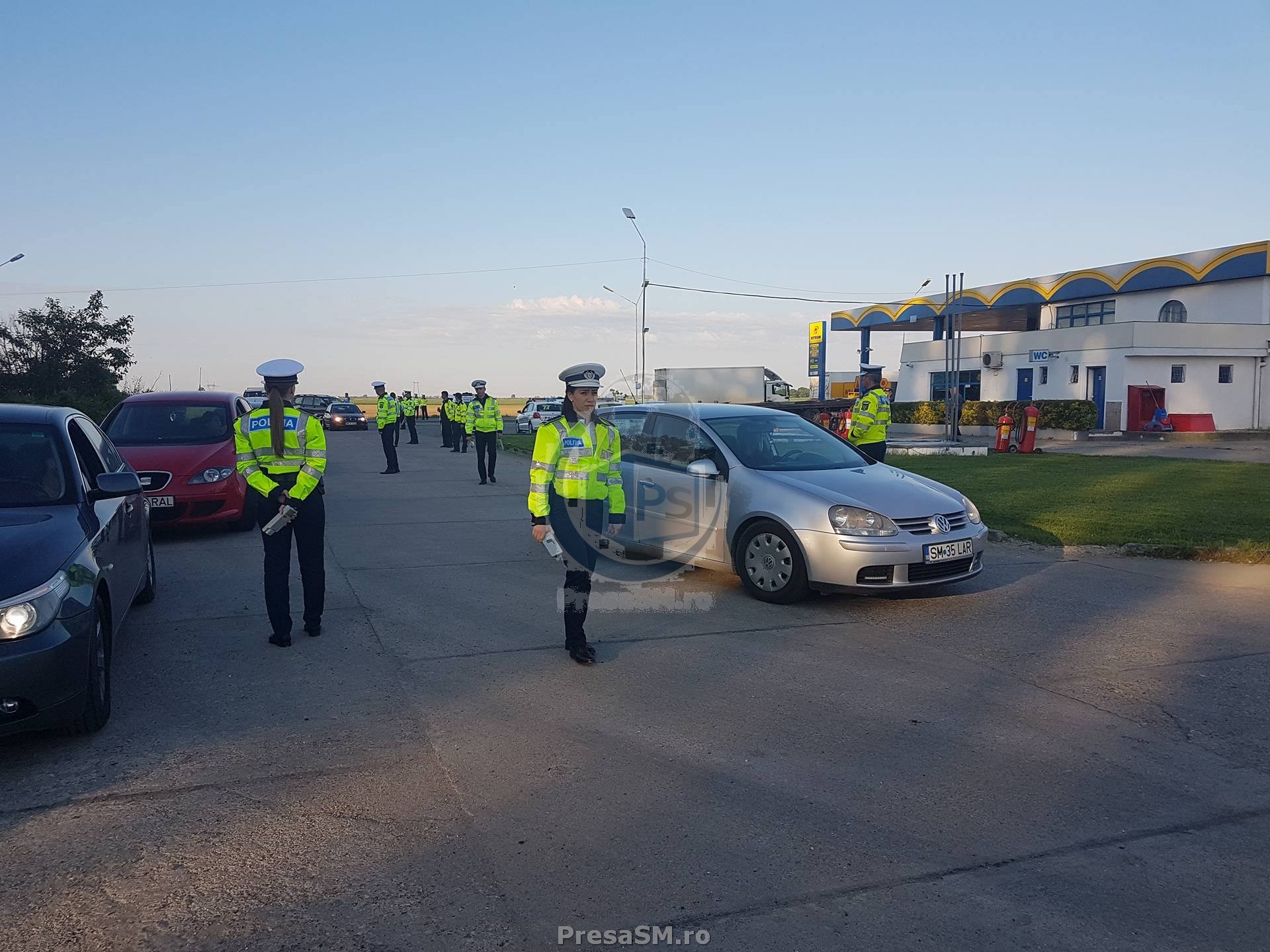 Razie de mare amploare în județ. Zeci de amenzi și permise suspendate
