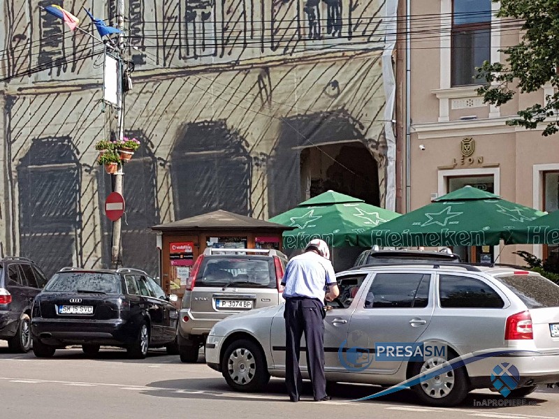 Tânăr fără permis și mort de beat, prins în municipiul Satu Mare. În plină zi
