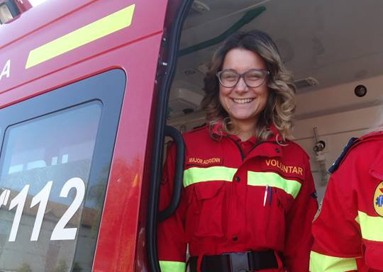 SUPER EROINĂ! Voluntara Adrienn salvează vieți benevol în județul Satu Mare