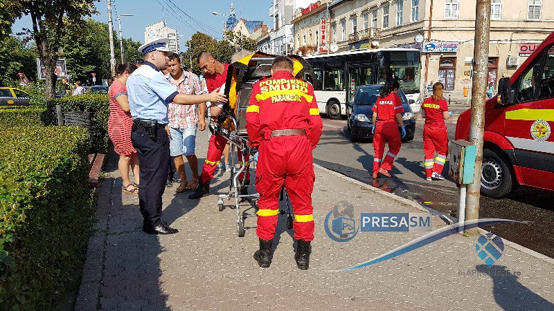 FOTO&VIDEO. Concluziile polițiștilor în cazul accidentului din centrul Sătmarului
