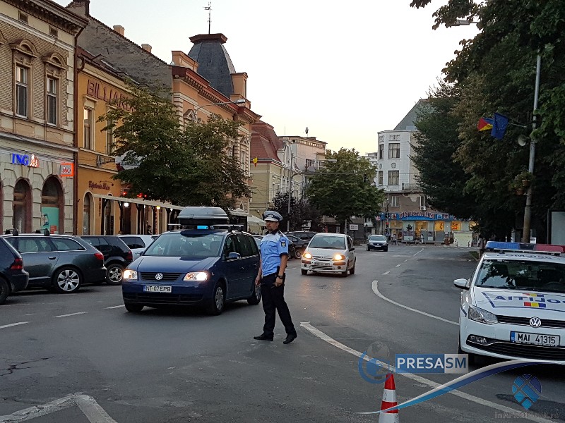 Codul Rutier, făcut praf. Șofer cu alcoolemie enormă în municipiul Satu Mare
