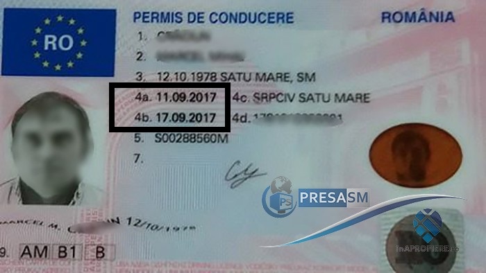 FOTO. ”Nou”, în Satu Mare. Permisul de conducere cu valabilitate de șase zile