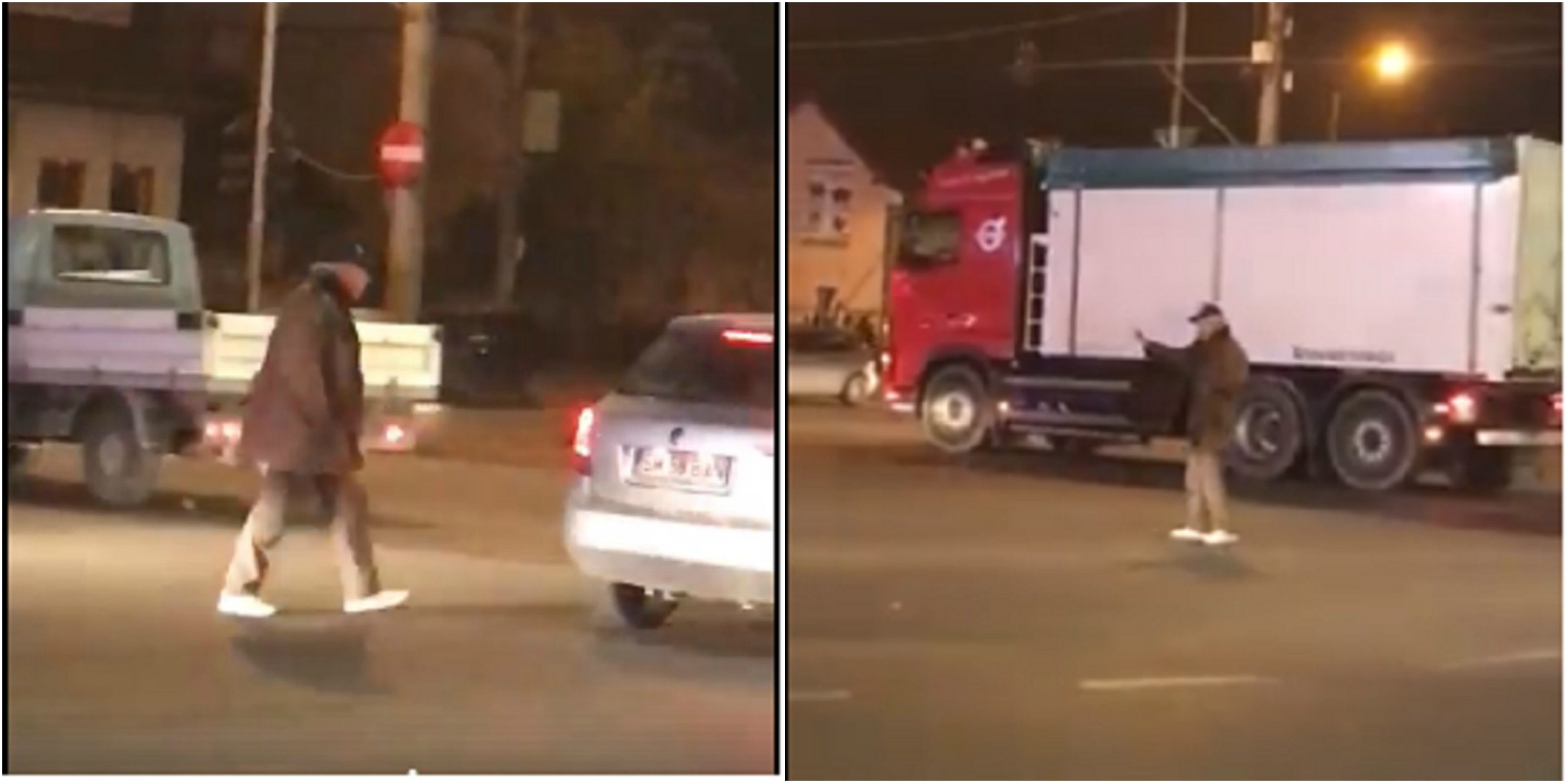 VIDEO viral! Un om al străzii dirijează traficul în sensul de la Burdea, în Satu Mare