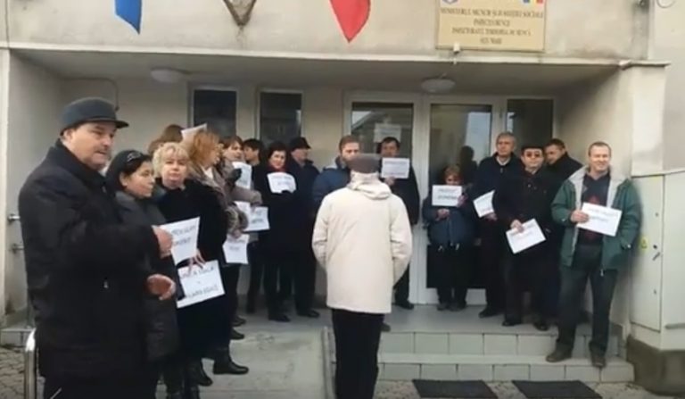 FOTO. Ziua protestelor în Satu Mare! Și angajații ITM au ieșit în stradă