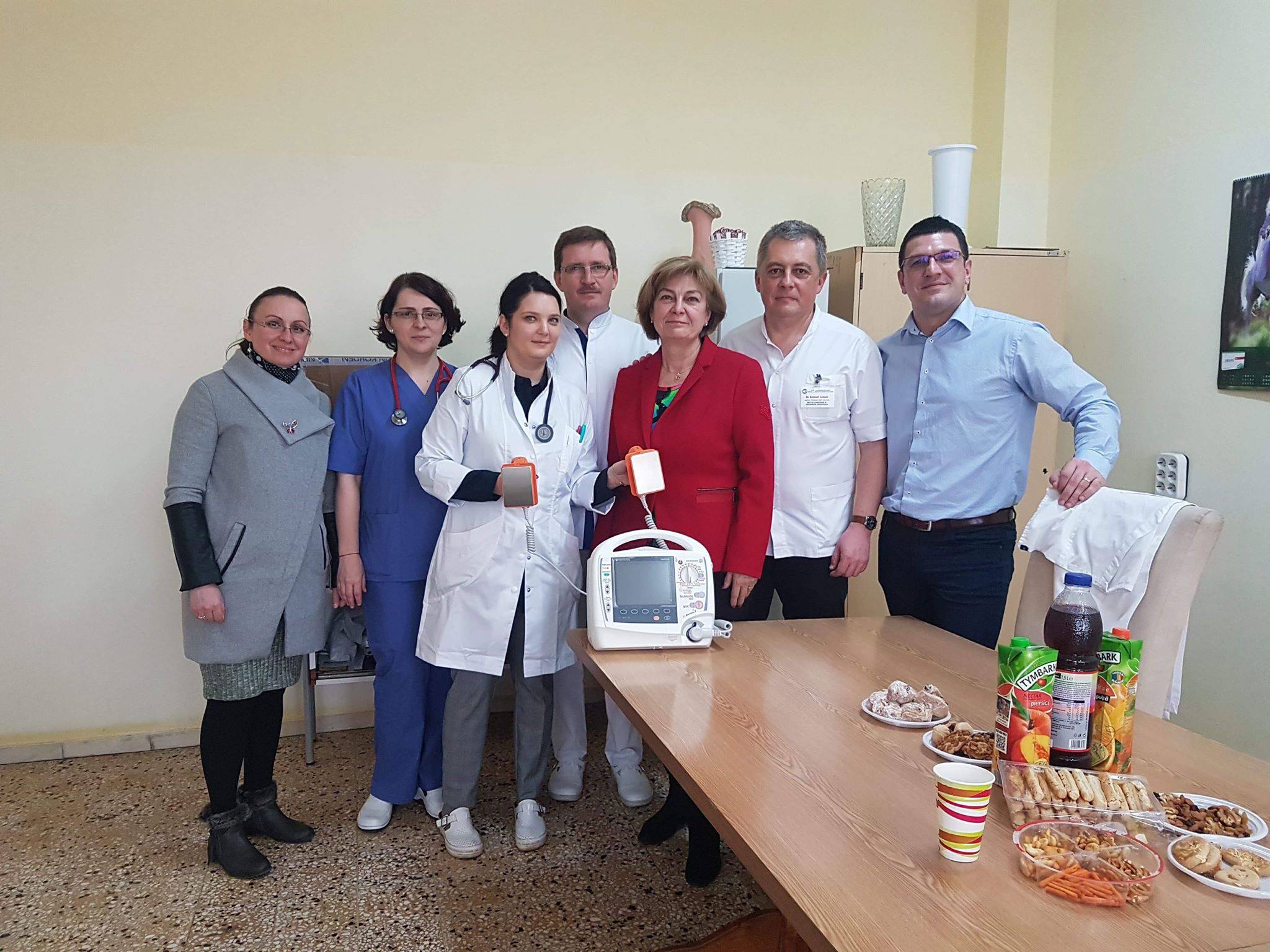 Ce gest! Un sătmărean a donat un defibrilator de ultimă generație pentru Spitalul Județean