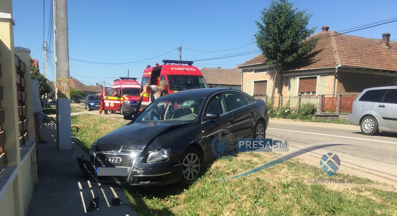 Cuplu din Satu Mare, victima unui accident rutier