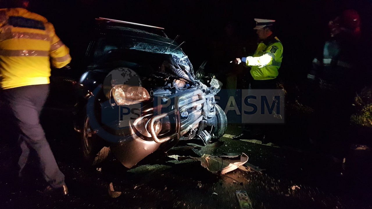 FOTO/VIDEO. Accident mortal, provocat de o șoferiță beată. Un șofer a murit la spital!