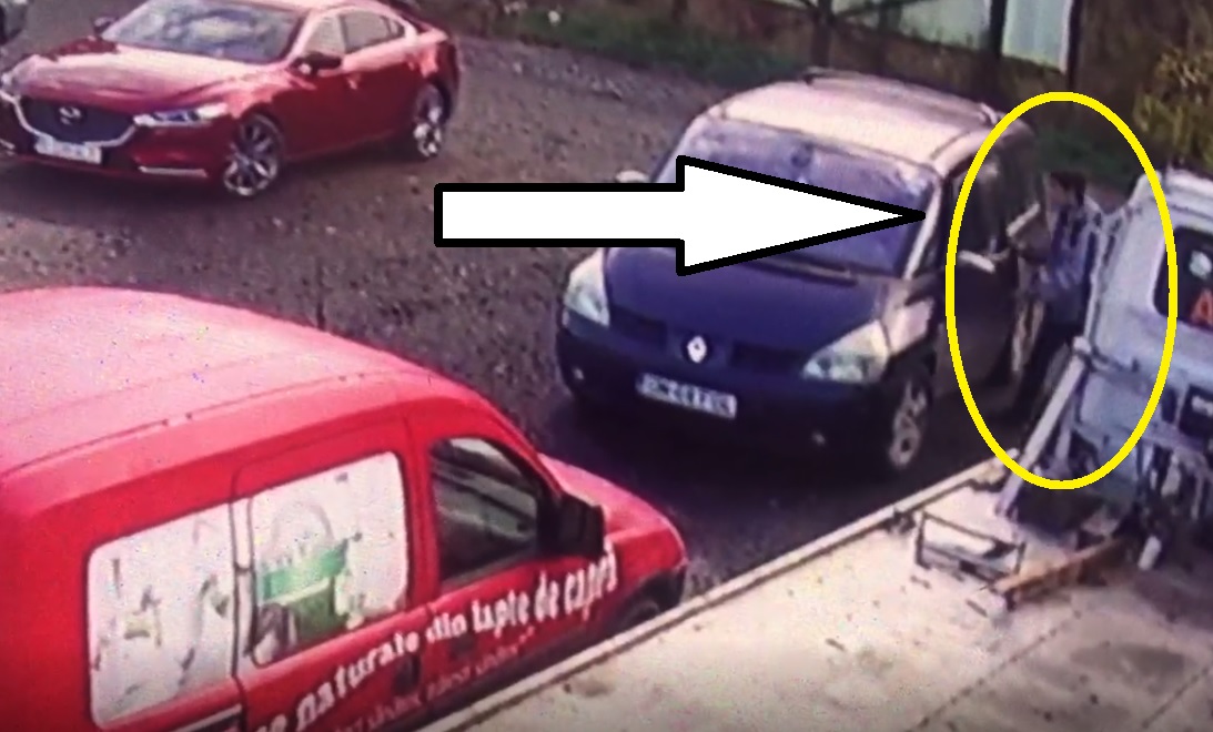 FOTO/VIDEO. CINE este spărgătorul de mașini din Satu Mare. Prins de polițiști