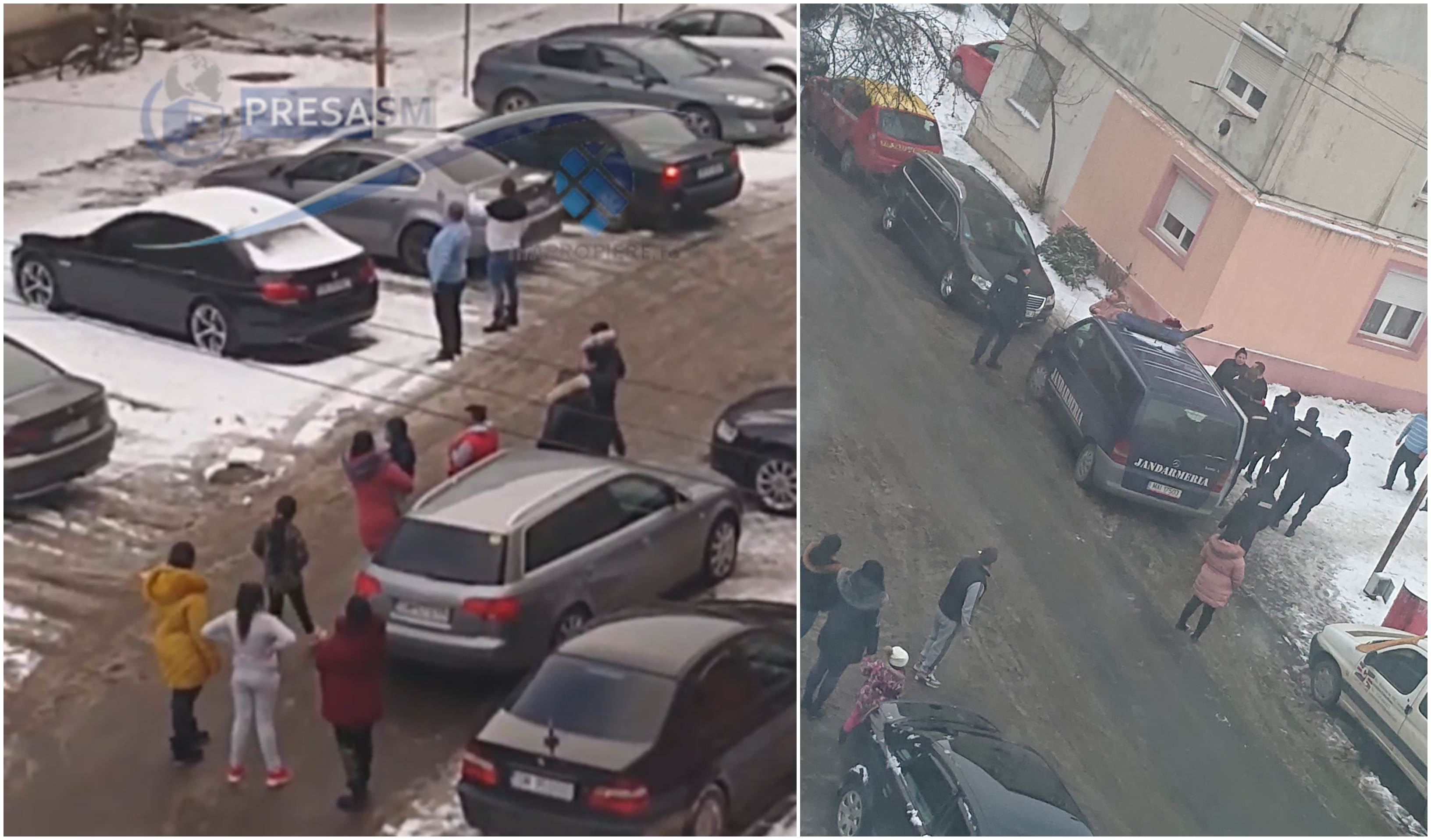 FOTO/VIDEO. Zeci de rromi s-au luat la bătaie în Satu Mare. Au ...