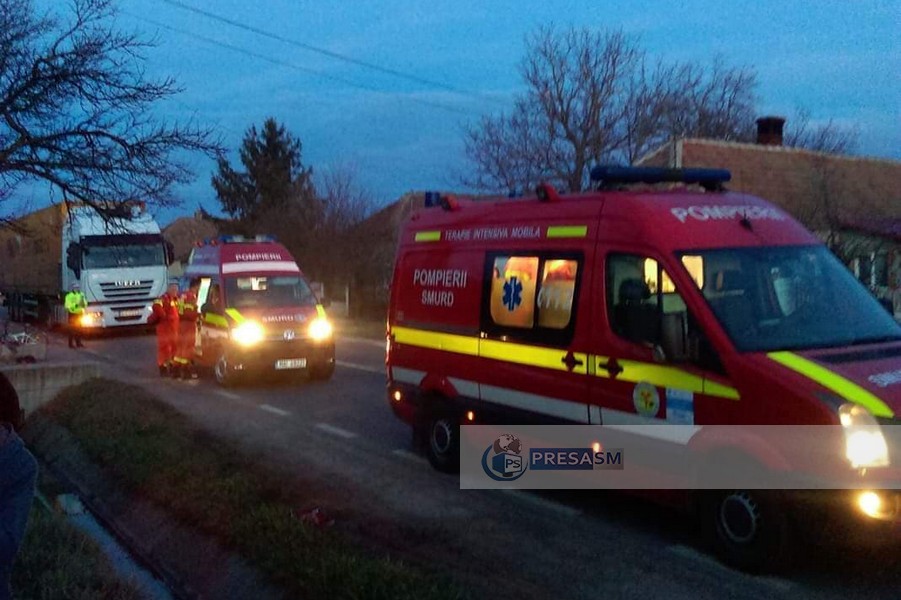 FOTO. Ce spun polițiștii despre minorul accidentat grav de un TIR la Pișcolt