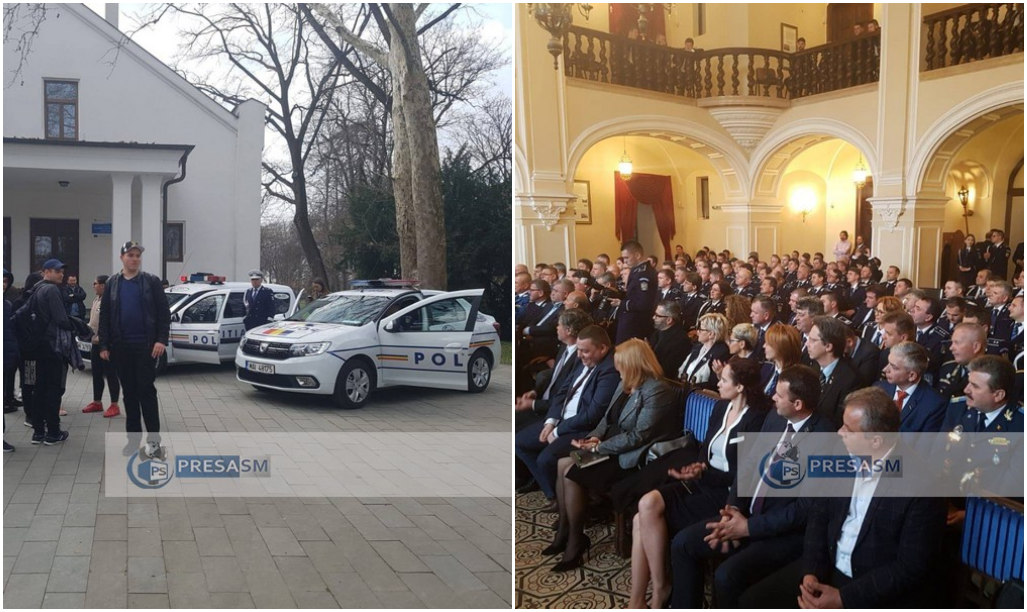 FOTOGALERIE. Poliția a ”cucerit” parcul și castelul din Carei. Manifestări impresionante