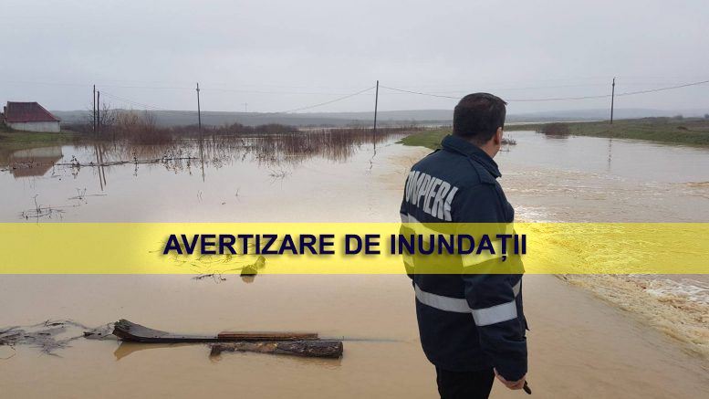 HARTĂ. Pericol de inundații la Satu Mare. Cod galben emis de hidrologi