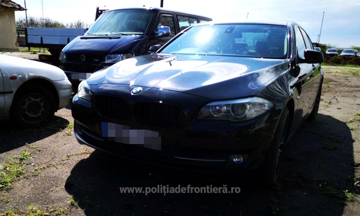 FOTO. Sătmăreanul a încercat să vină înapoi în țară, dar a rămas fără bolidul de lux