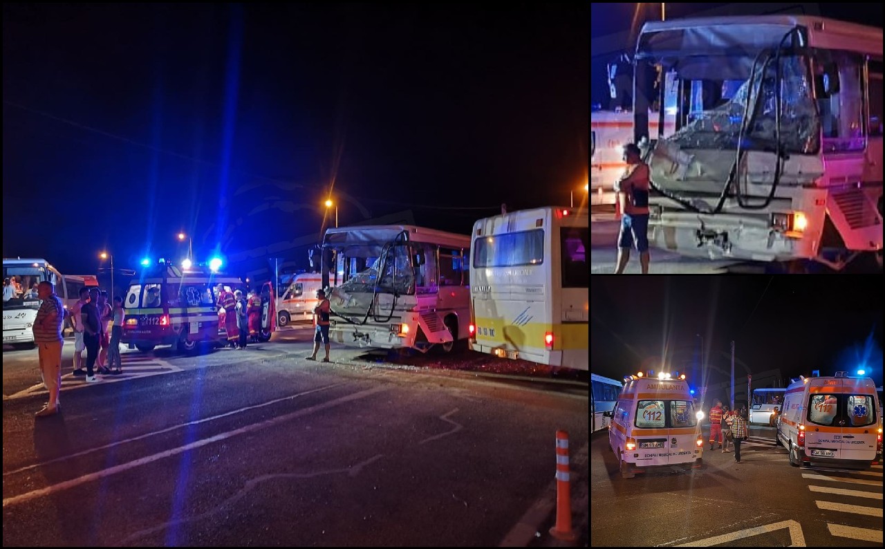FOTO/VIDEO. Muncitori navetiști ai unei mari fabrici, îngrijorați. Cine conduce autobuzul