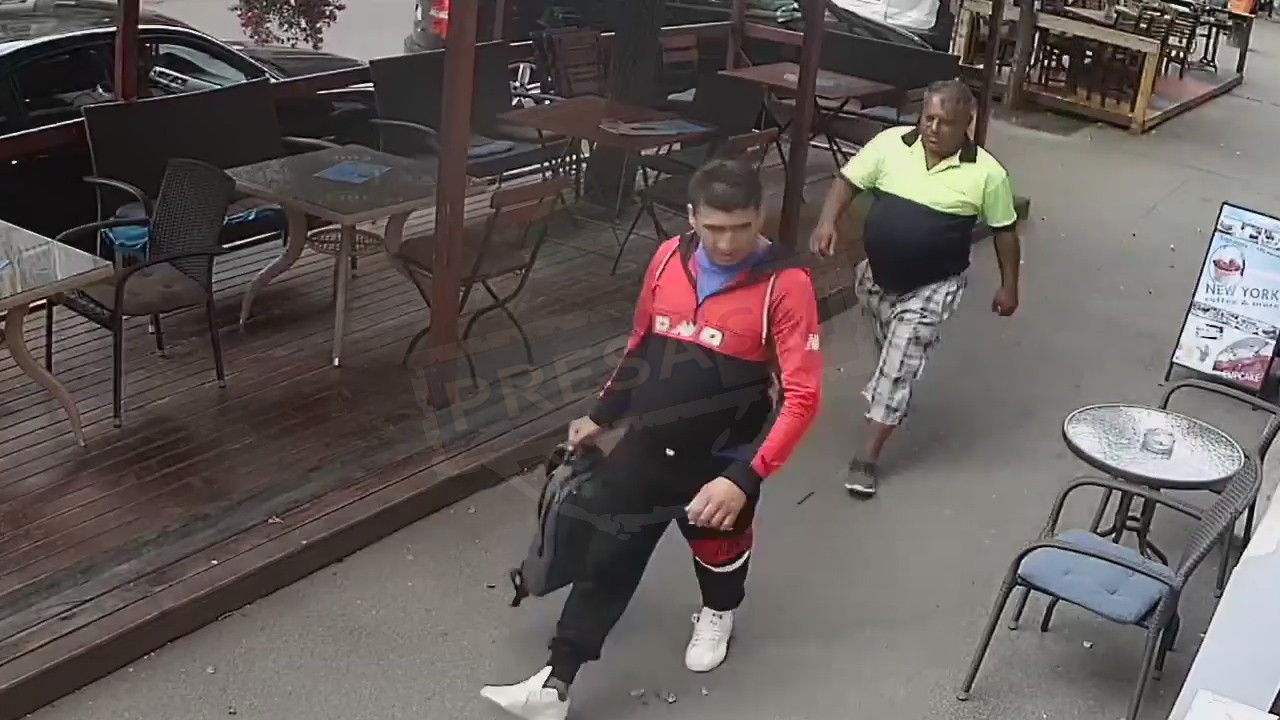 VIDEO. Suspect reținut în cazul furtului din barul de lângă Tribunal, în centrul Sătmarului