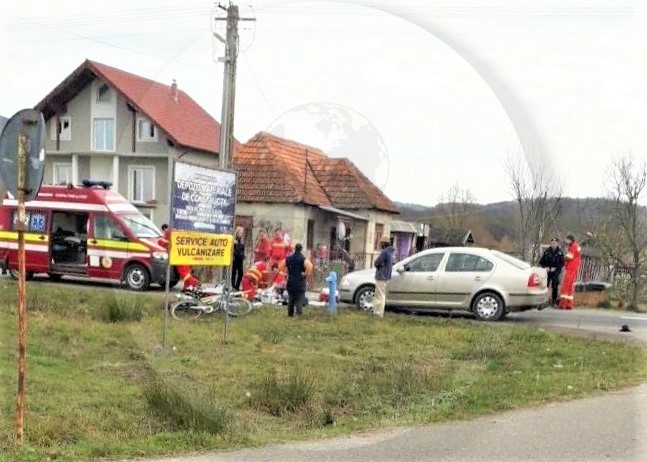 FOTO. O șoferiță a încercat să dea vina pe mort. Accident mortal în județul Satu Mare