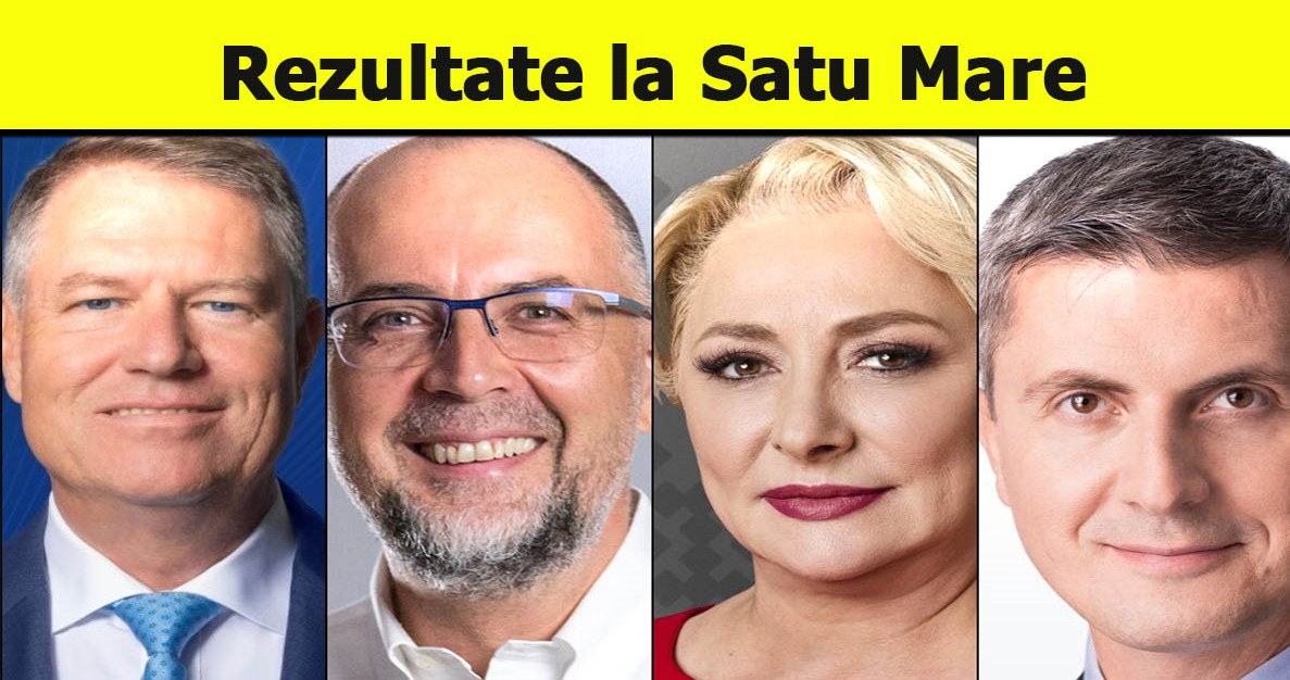 Rezultate alegeri prezidențiale 2019: Iohannis câștigă și la Satu Mare