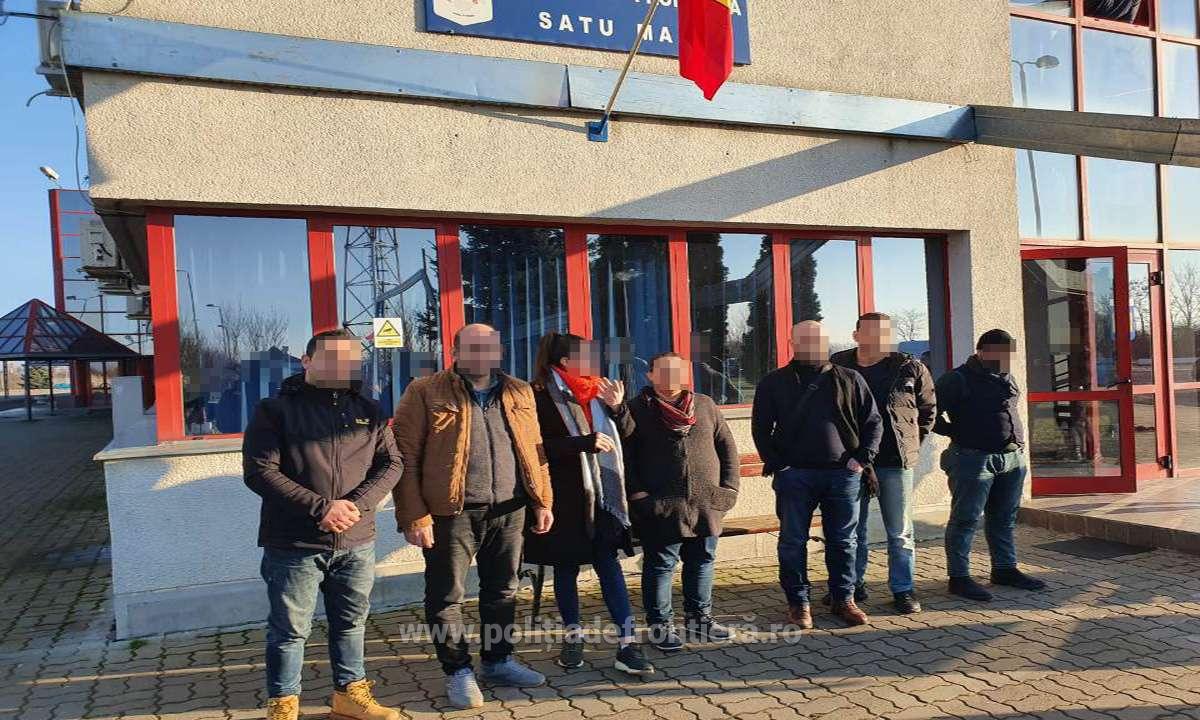 Unii bărbații din Ucraina fug pe bandă rulantă spre județul Satu Mare