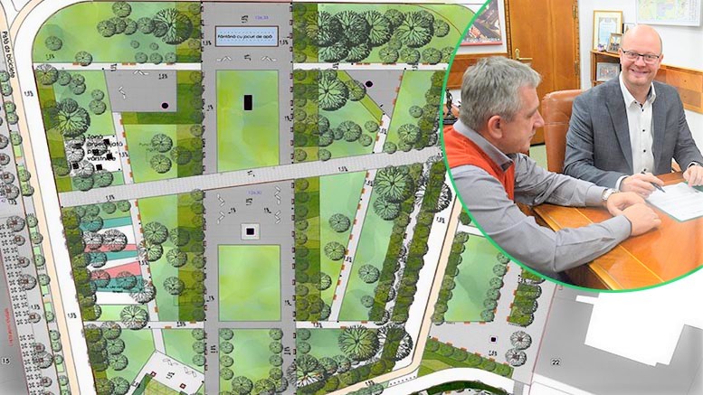 FOTO. Ungaria va construi parcarea subterană din centrul municipiului Satu Mare