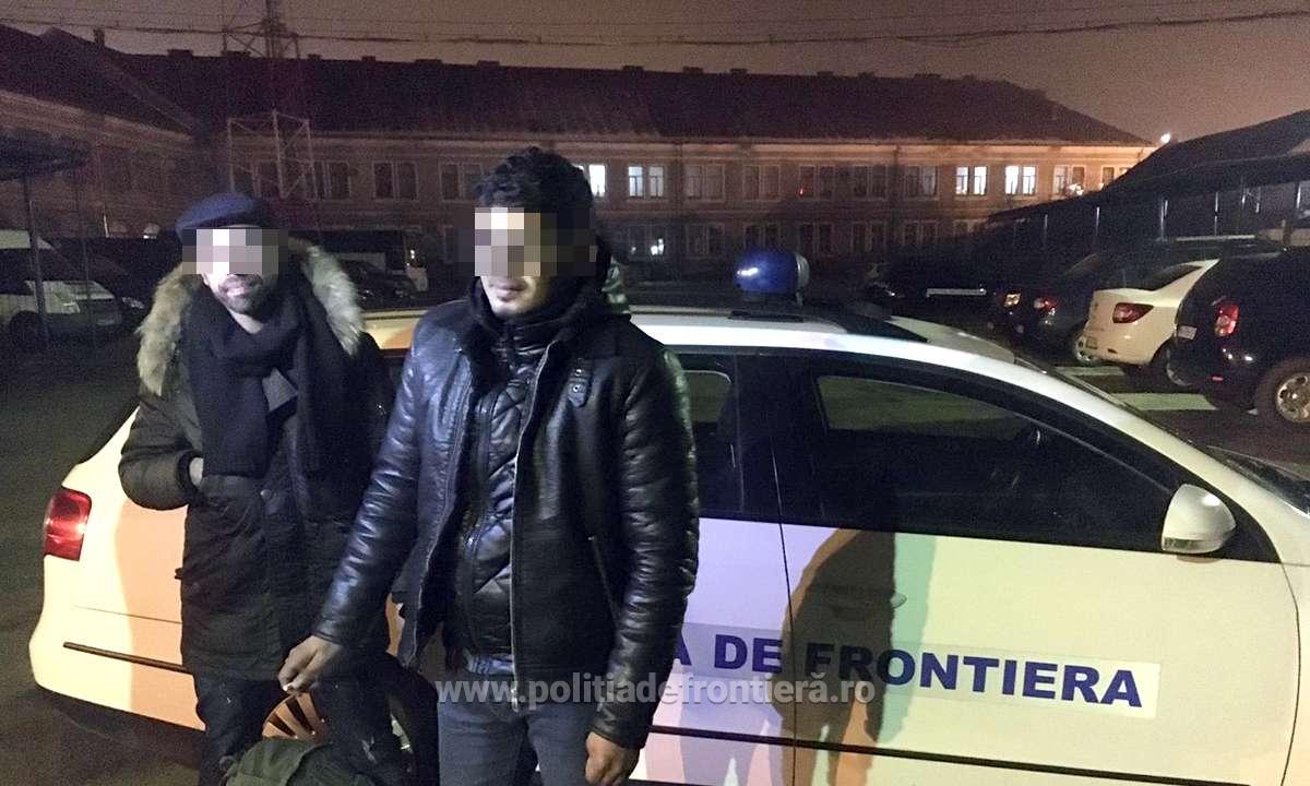 FOTO. Tunisieni, pe jos, spre granița cu Ungaria. Interceptați de frontieriști