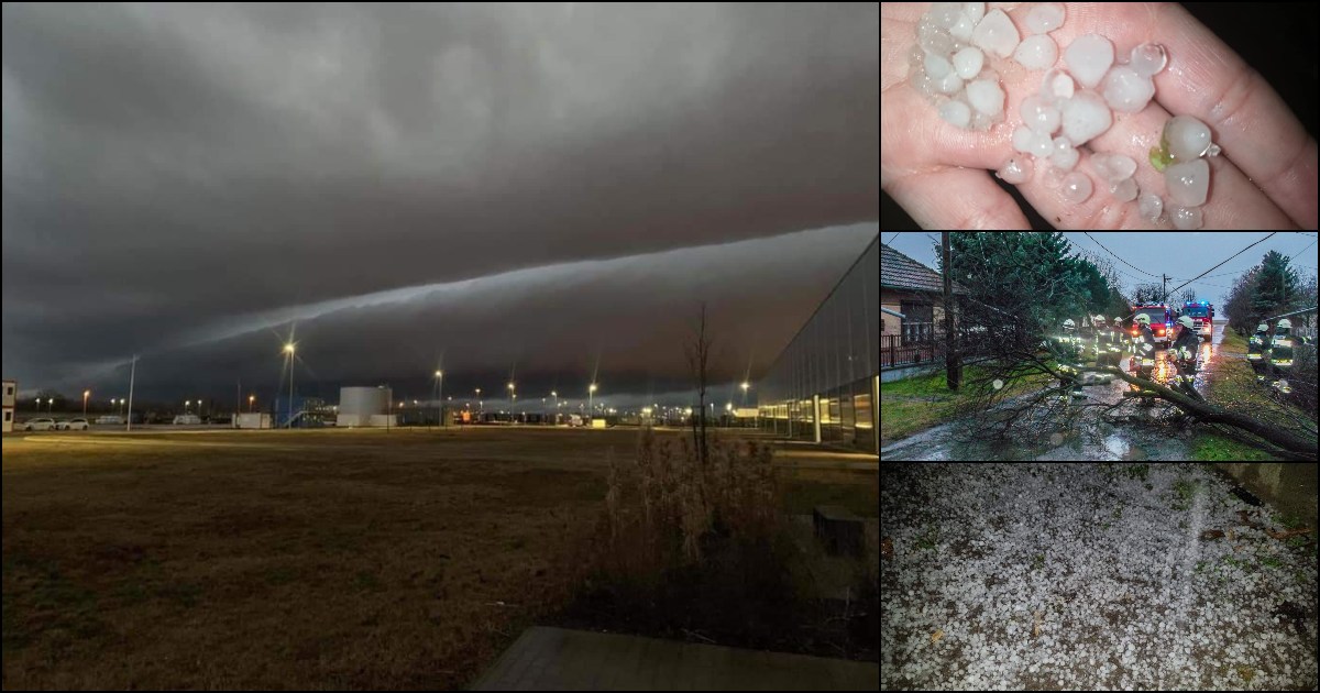 FOTO. Furtuna care a măturat vestul Europei a ajuns și la noi. A făcut ravagii și în Ungaria