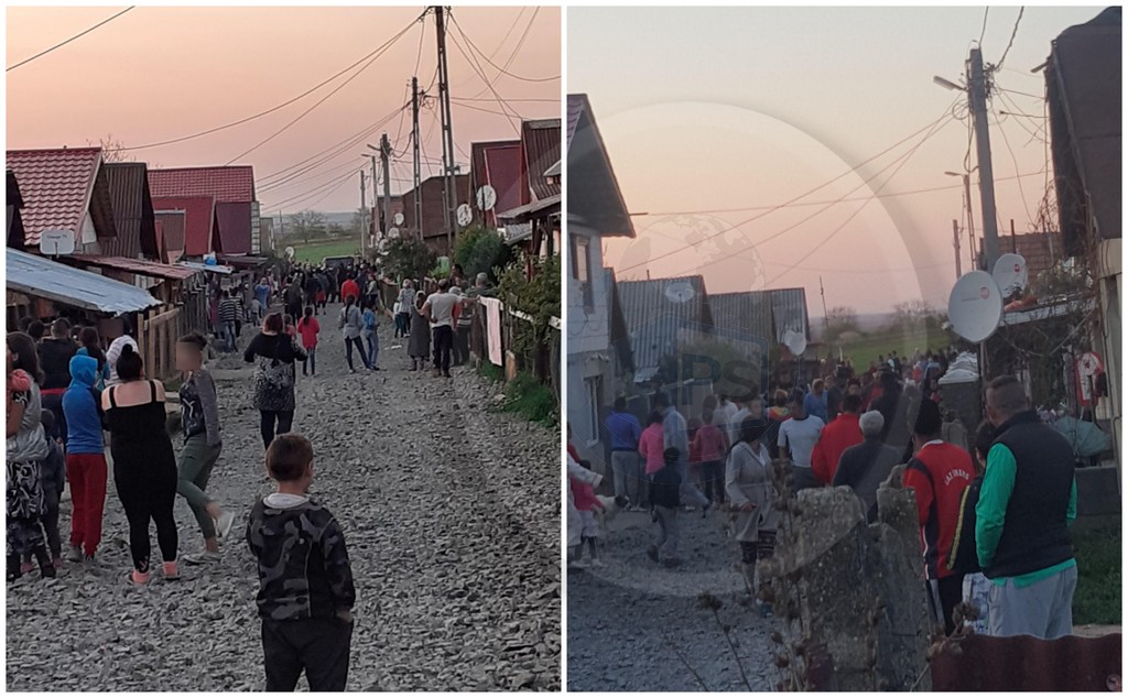 FOTO. Ploaie de amenzi după scandalul dintre rromii din Tășnad. Nu a scăpat niciunul