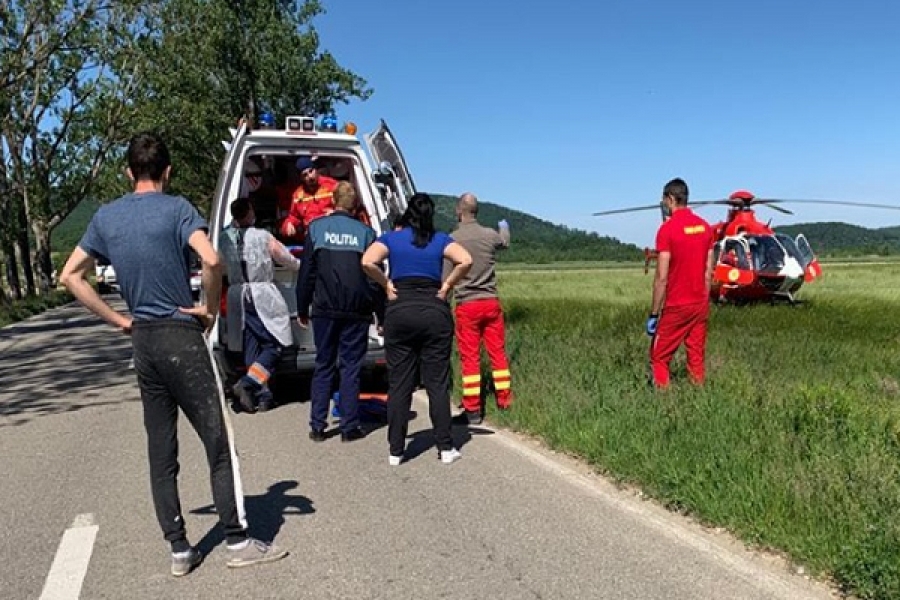 FOTO. Angajat SMURD chemat să își salveze propriul fiu (4 ani). Lovit de o mașină