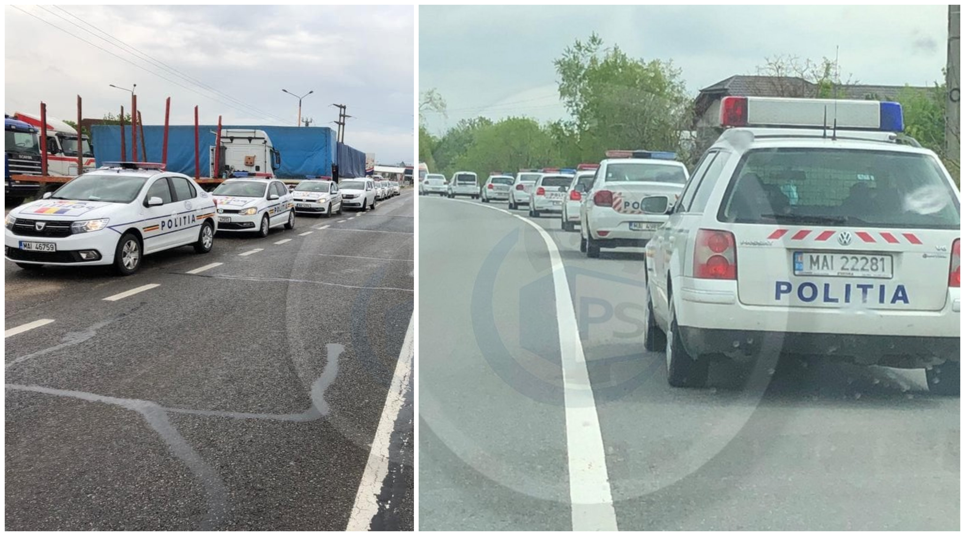 Urmărire ca-n filme în Satu Mare: soț urmărit de Poliție, soția a șicanat mașina polițiștilor