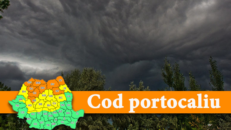 ATENȚIE. Cod portocaliu în județul Satu Mare. Lista localităților vizate