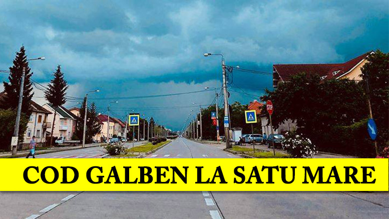 Satu Mare, sub Cod galben de precipitații abundente