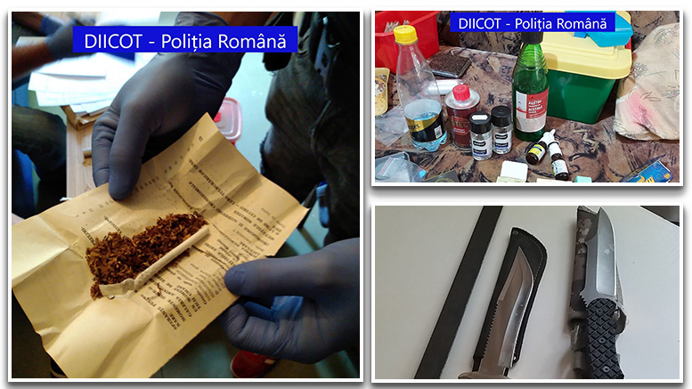 FOTO. Descinderi masive �n jude?ele vecine la trafican?i de droguri din Rom�nia ?i Ungaria