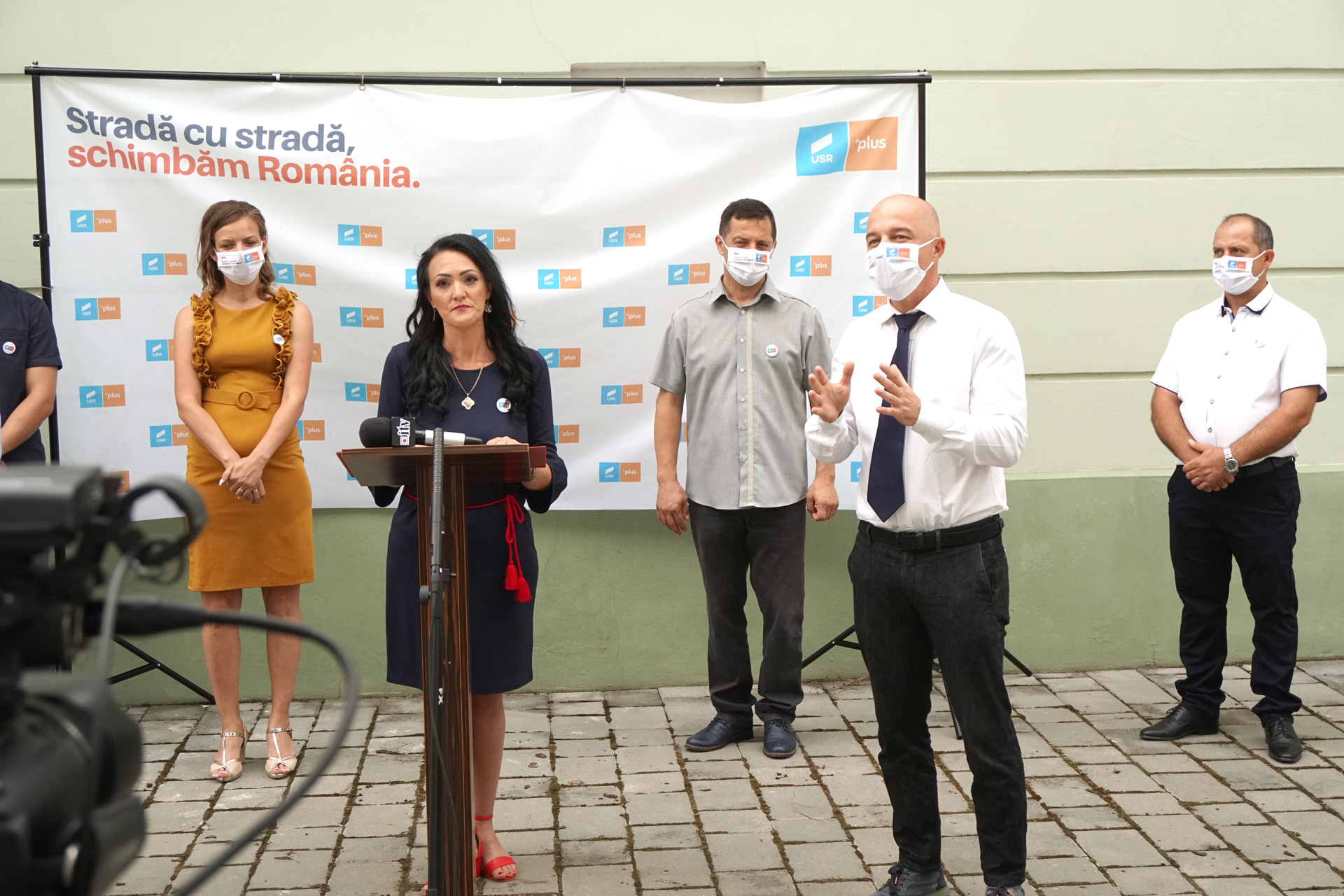 FOTO/VIDEO. Alian?a USR PLUS ?i-a lansat candida?ii la Prim?ria Carei