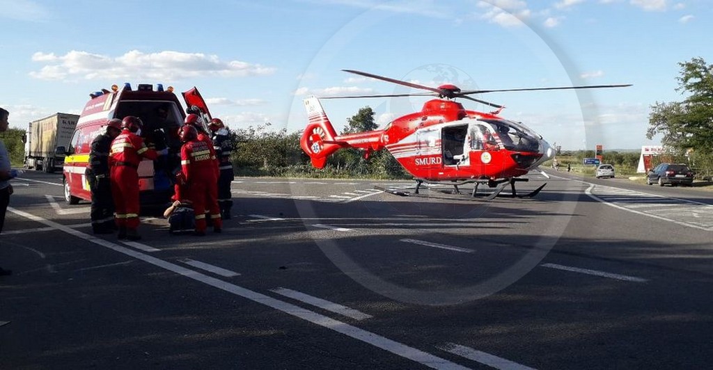 FOTO/VIDEO. Doi răniți după accidentul grav de la Supur. Poliția a deschis un dosar penal