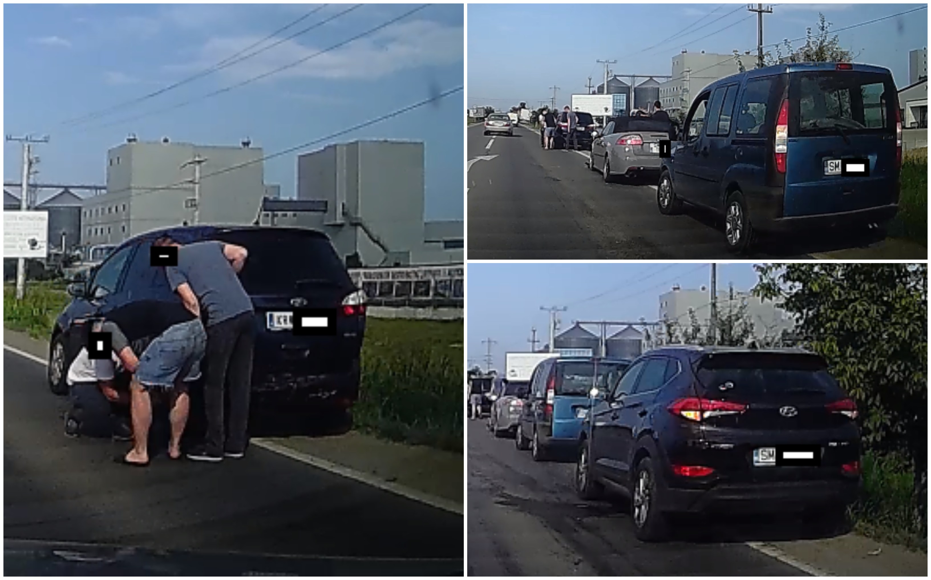 FOTO. Un nou accident �ntre Satu Mare ?i Botiz, pe DN19
