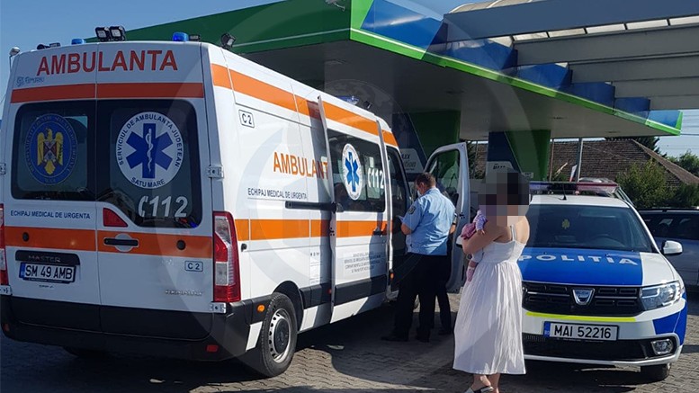 Sătmăreancă bătută cu bestialitate într-o benzinărie, de față cu fiul minor, care a intrat în șoc